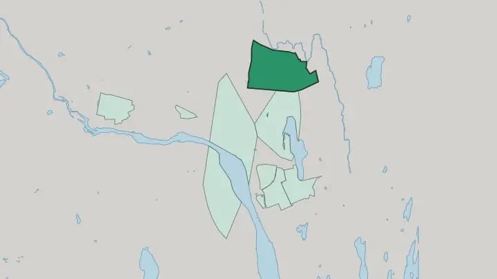 Map of Ersboda in Umeå