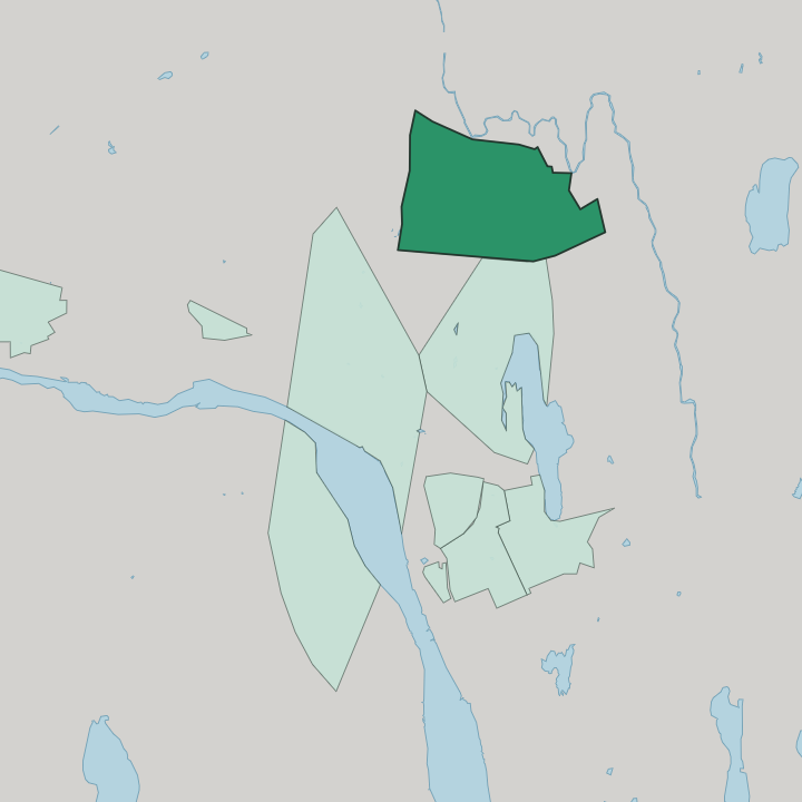 Map showing Ersboda — In Umeå