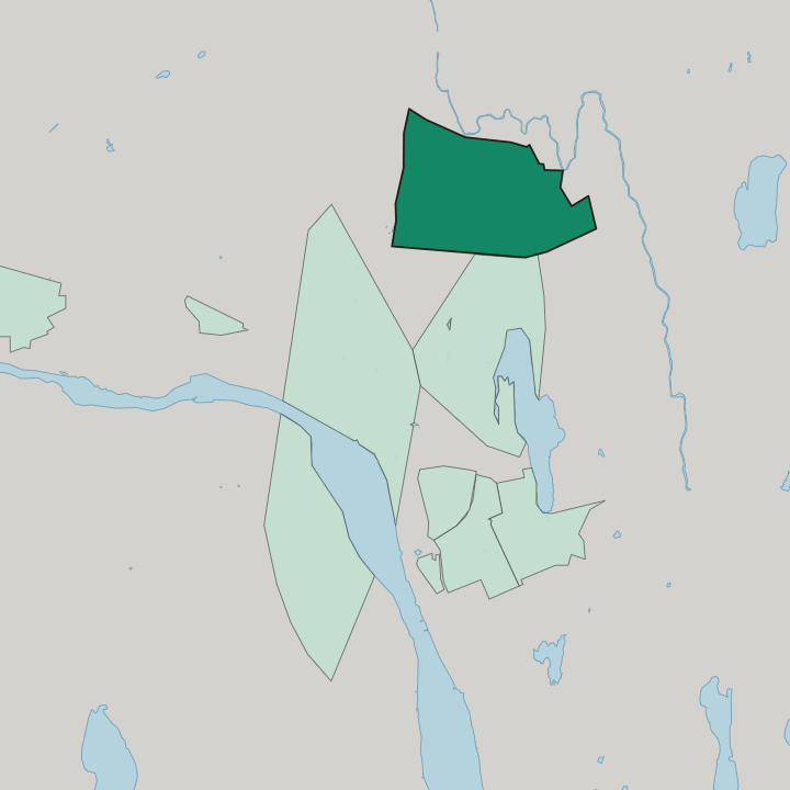 Map showing Ersboda — In Umeå