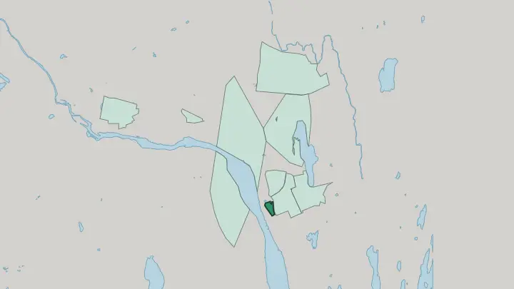 Map of Gimonäs in Umeå
