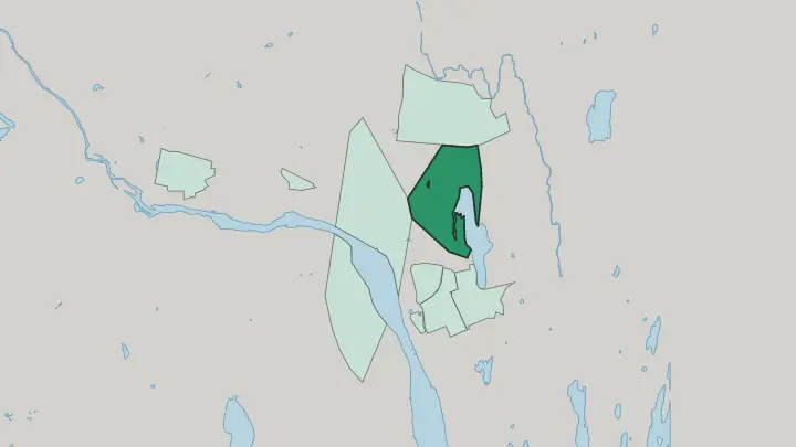 Map of Mariehem in Umeå