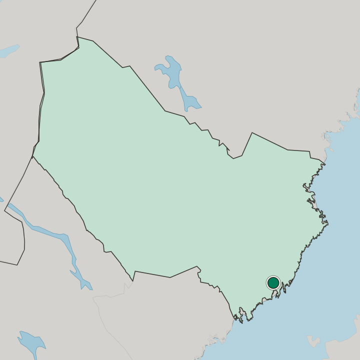Map showing Ålidhem — In Västerbotten County