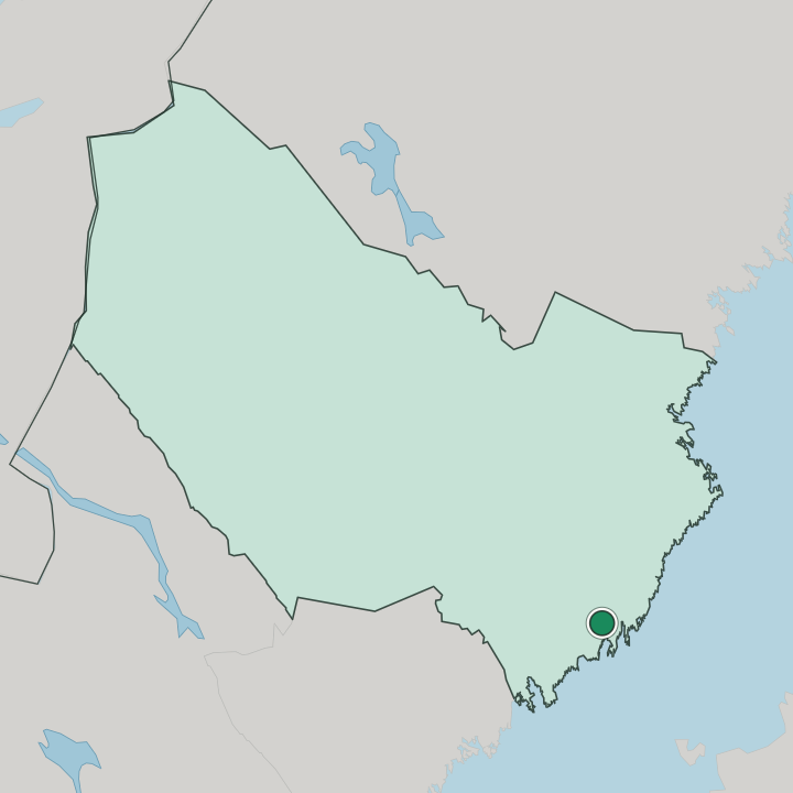 Map showing Umeå — In Västerbotten County
