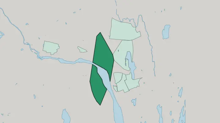 Map of Öbacka in Umeå