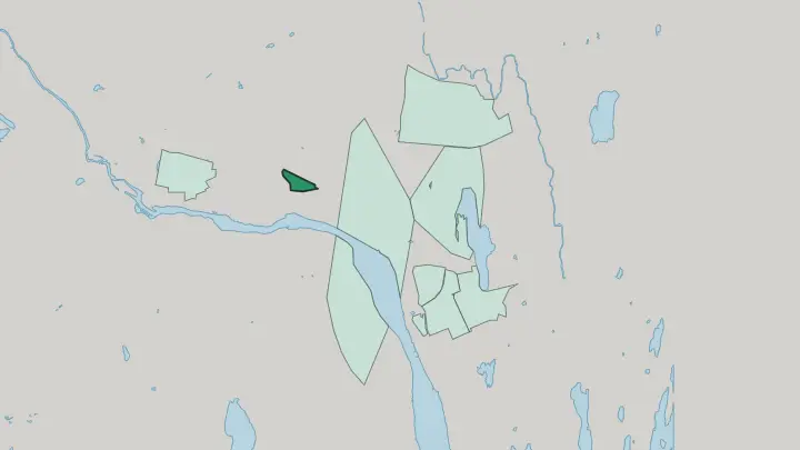 Map of Västerslätt in Umeå