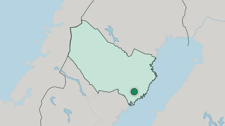 Map of Vännäs in Sweden