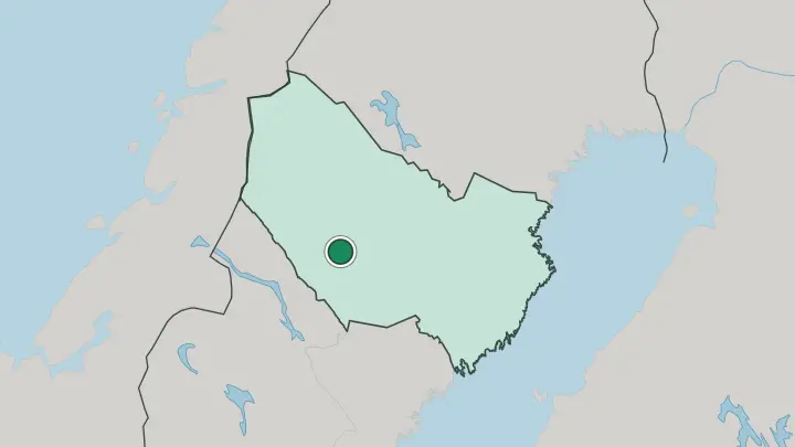 Map of Vilhelmina in Sweden