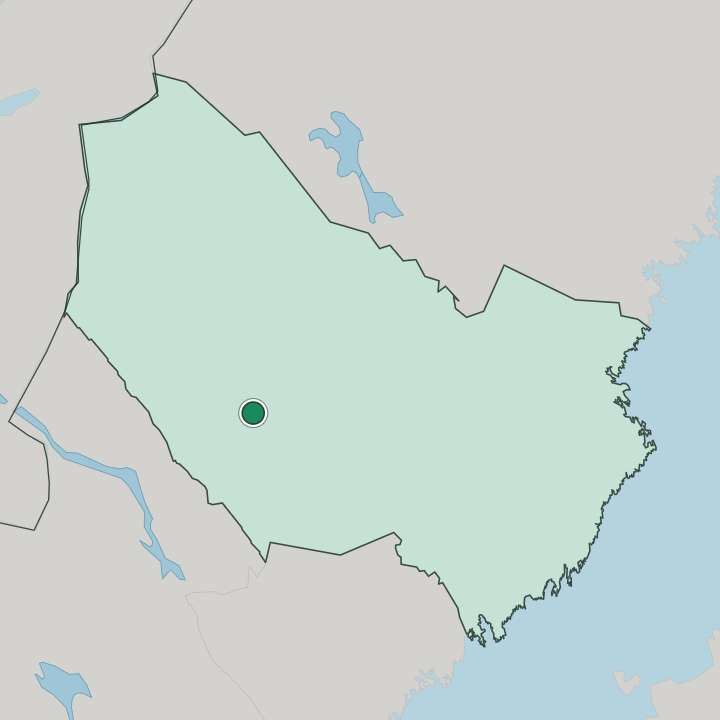 Map showing Vilhelmina — In Västerbotten County