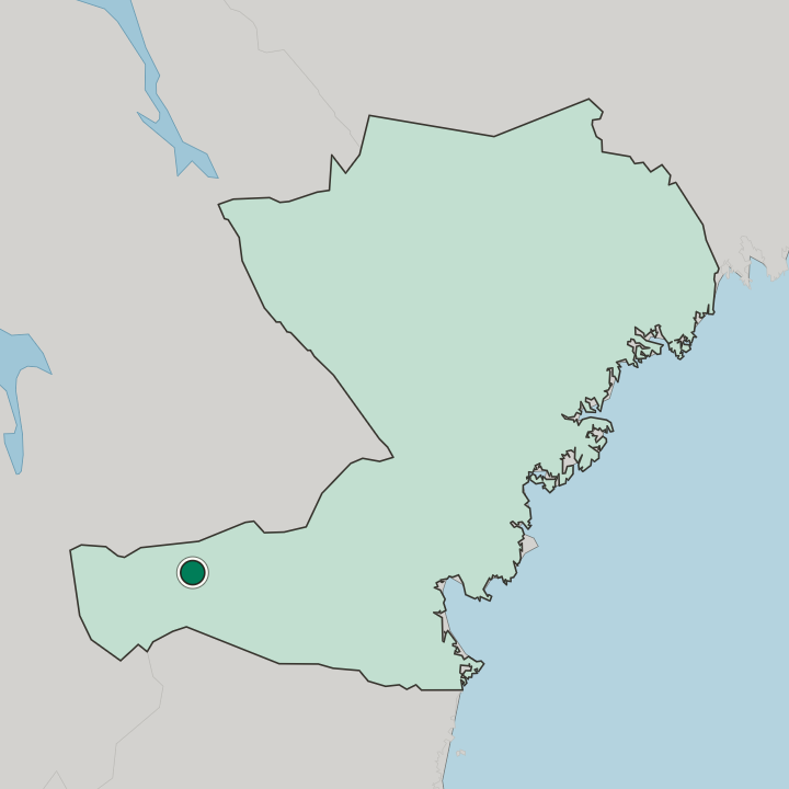 Map showing Ånge — In Västernorrland County