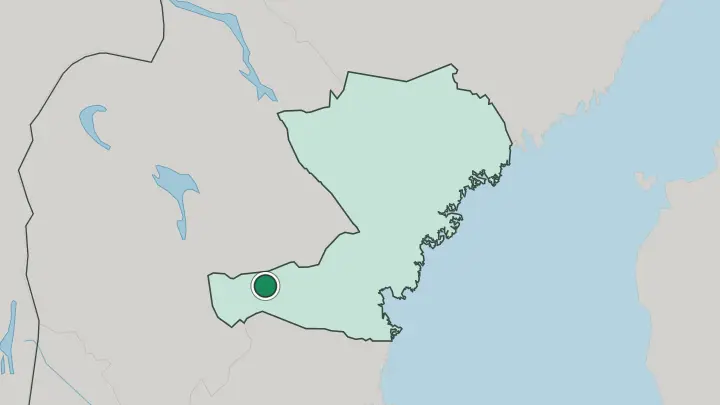 Map of Ånge in Sweden