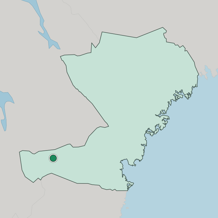 Map showing Ånge — In Västernorrland County