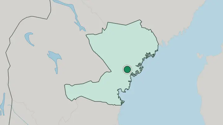 Map of Kramfors in Sweden