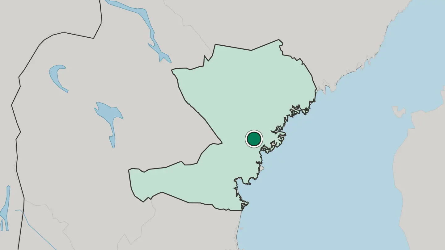Map of Kramfors in Sweden