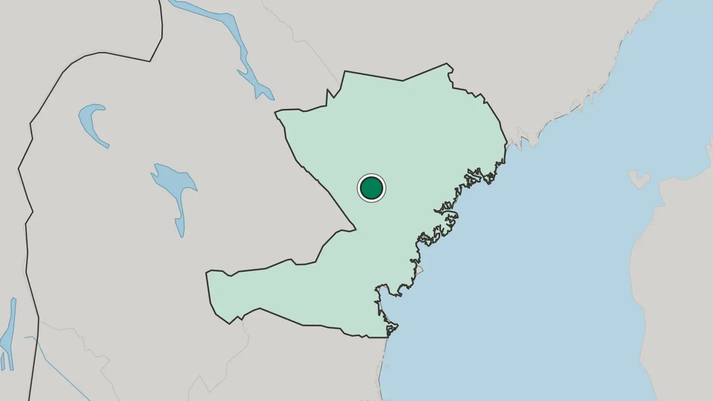 Map of Sollefteå in Sweden