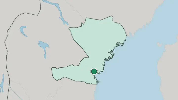 Map of Timrå in Sweden