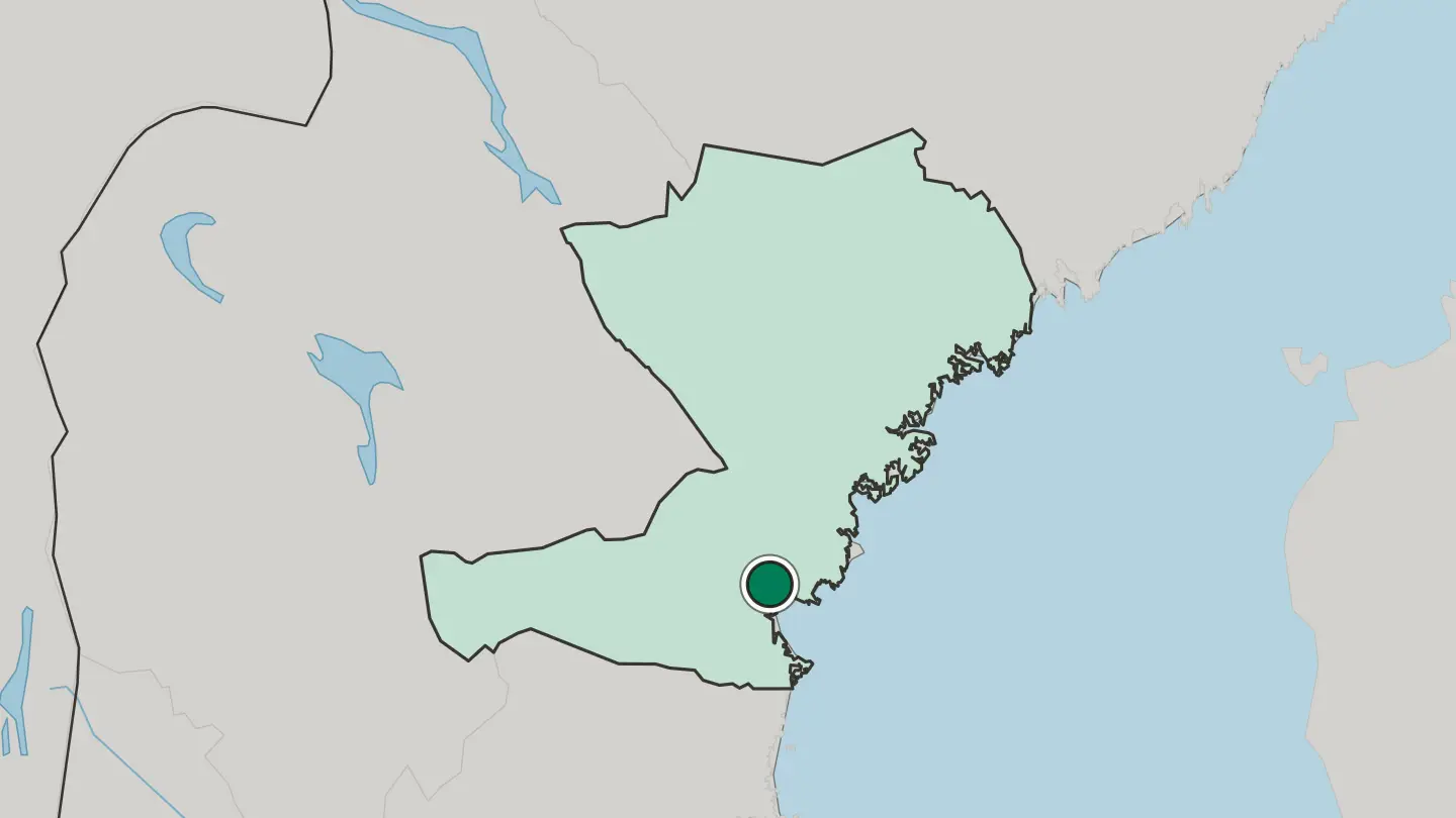 Map of Timrå in Sweden