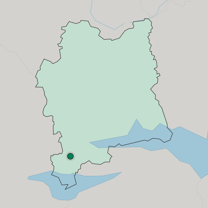 Map showing Arboga — In Västmanland County