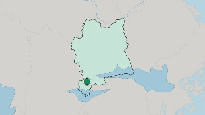 Map of Arboga in Sweden