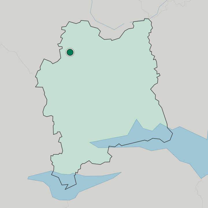 Map showing Fagersta — In Västmanland County