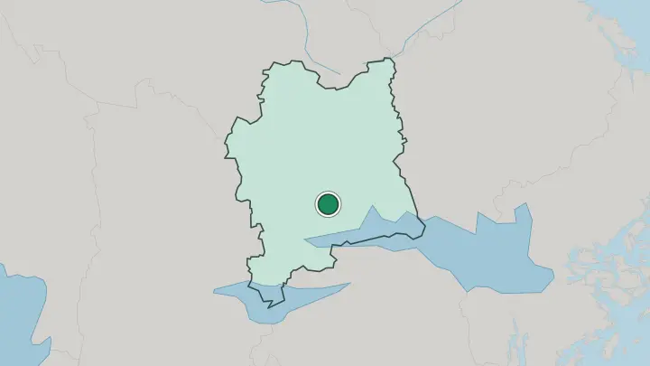 Map of Hallstahammar in Sweden