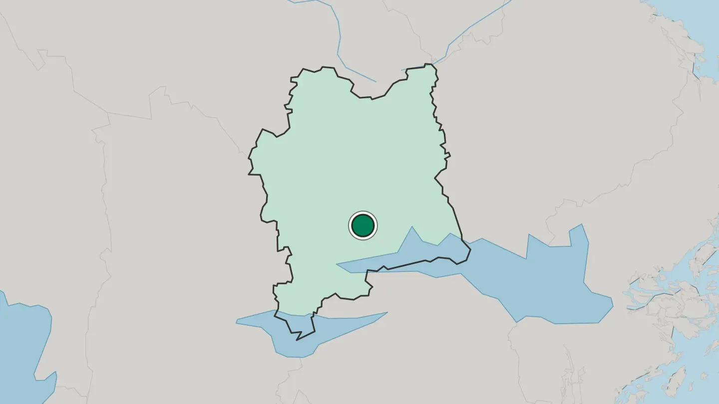 Map of Hallstahammar in Sweden