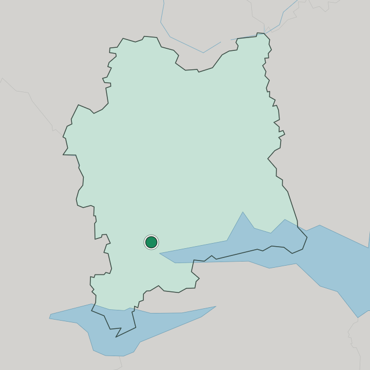 Map showing Köping — In Västmanland County