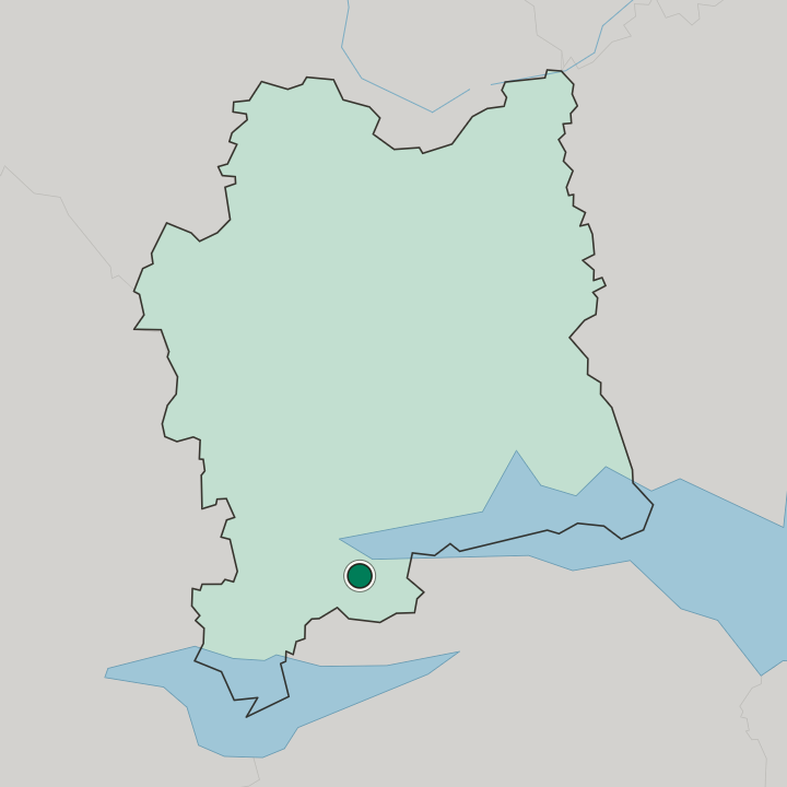 Map showing Kungsör — In Västmanland County