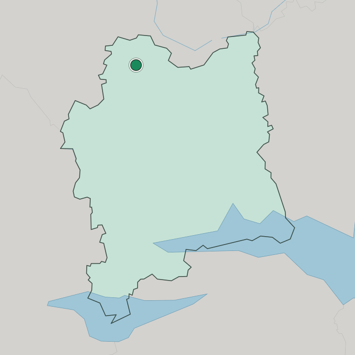 Map showing Norberg — In Västmanland County