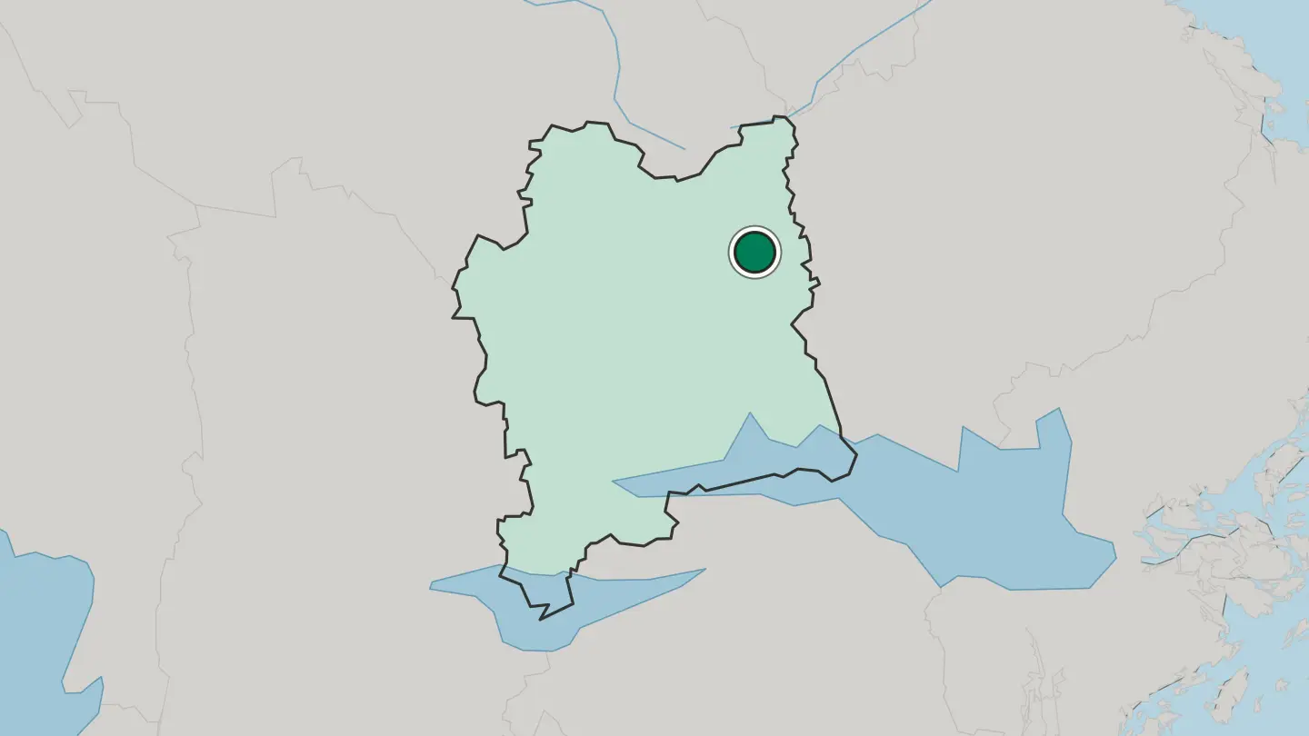 Map of Sala in Sweden