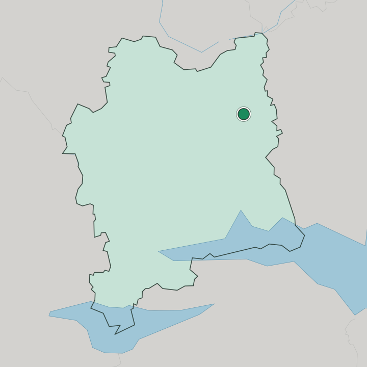 Map showing Sala — In Västmanland County