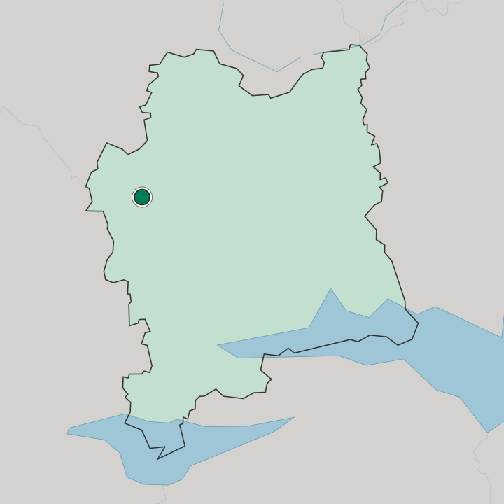 Map showing Skinnskatteberg — In Västmanland County