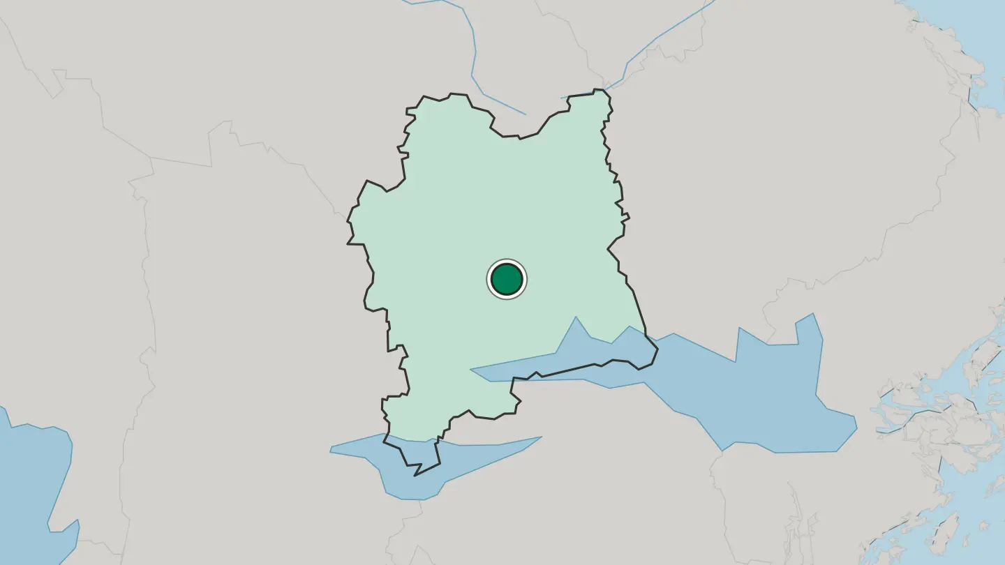 Map of Surahammar in Sweden