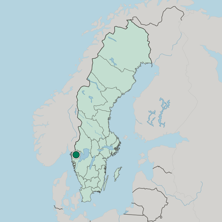 Map showing Ed — In Sweden