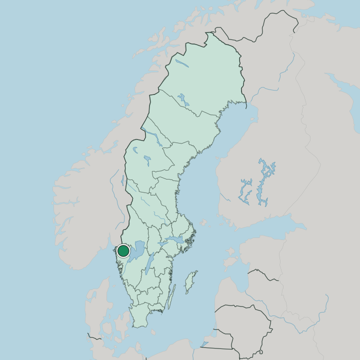 Map showing Ed — In Sweden