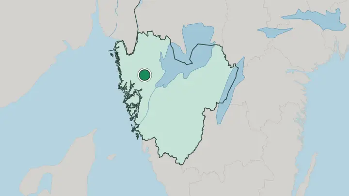 Map of Färgelanda in Sweden