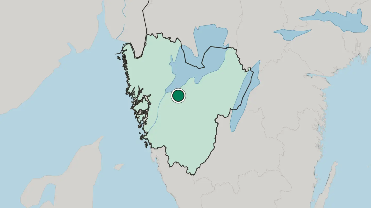 Map of Grästorp in Sweden