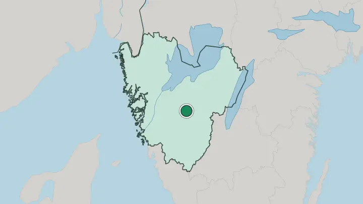 Map of Herrljunga in Sweden