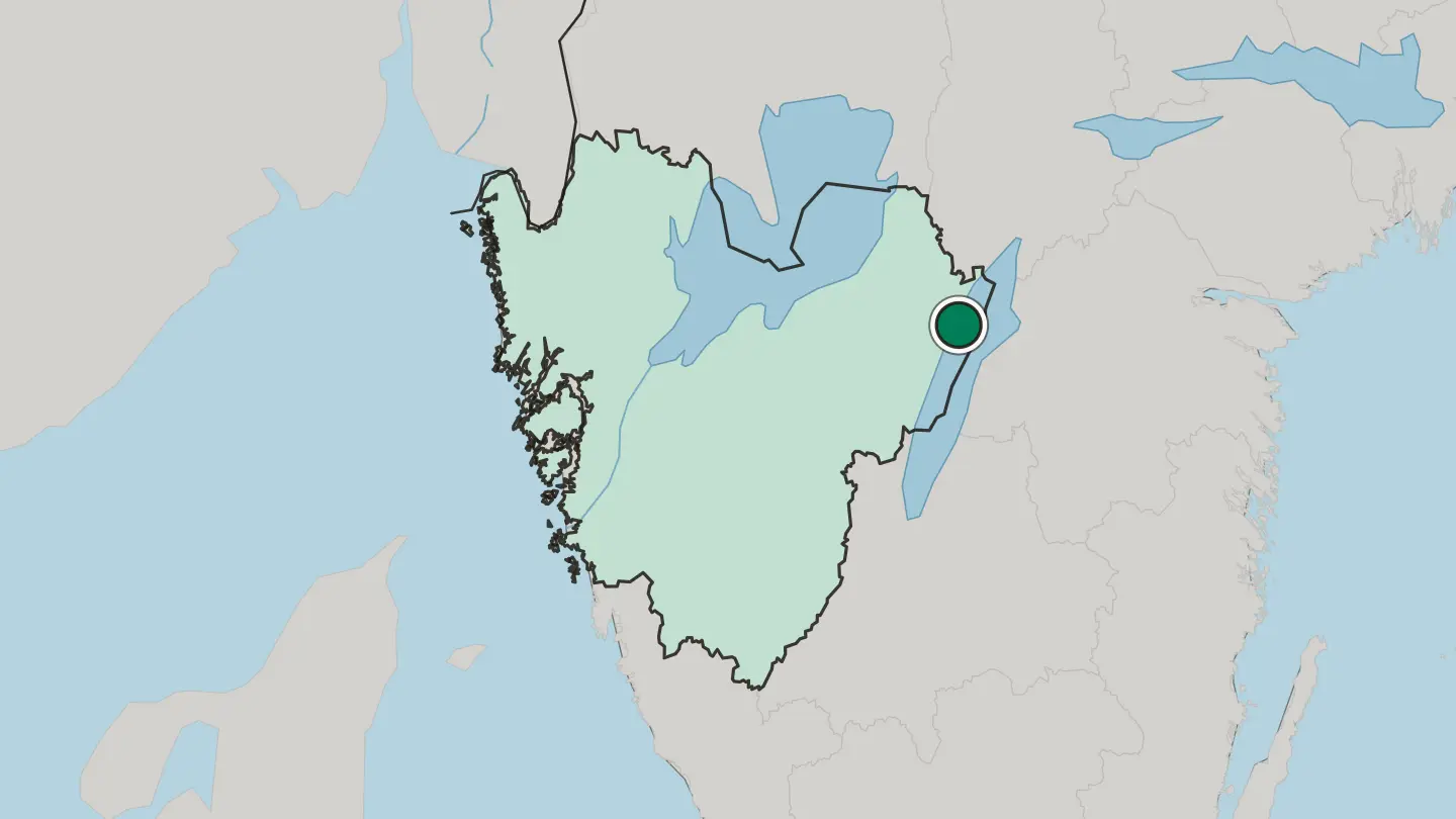 Map of Karlsborg in Sweden