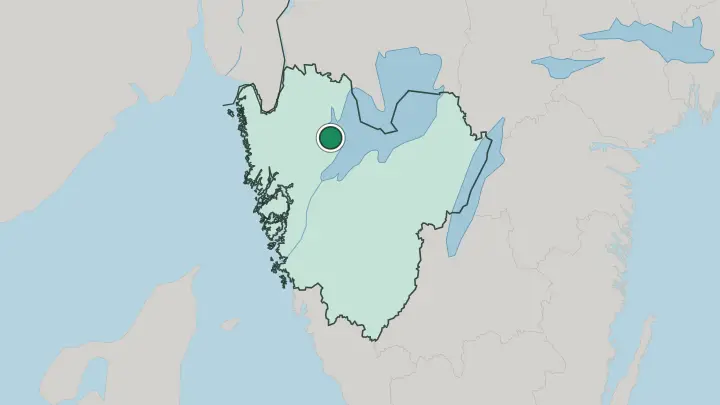 Map of Mellerud in Sweden