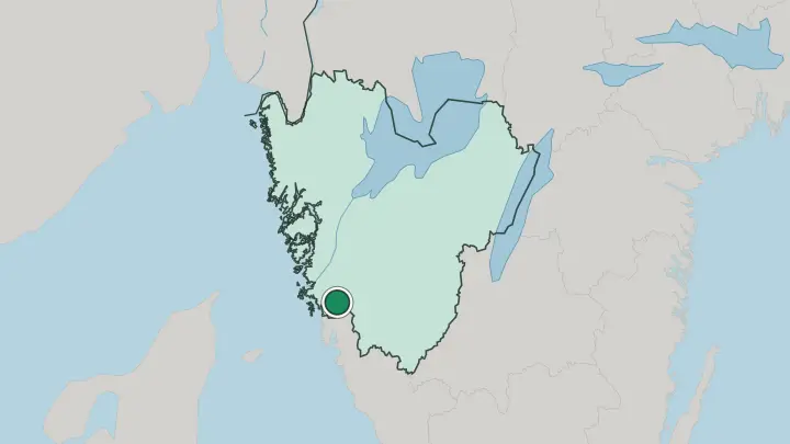 Map of Mölnlycke in Sweden