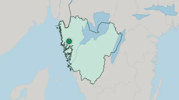 Map of Munkedal in Sweden