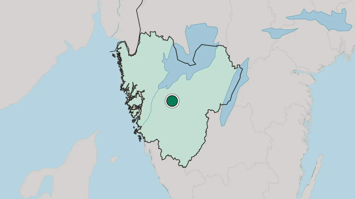 Map of Nossebro in Sweden