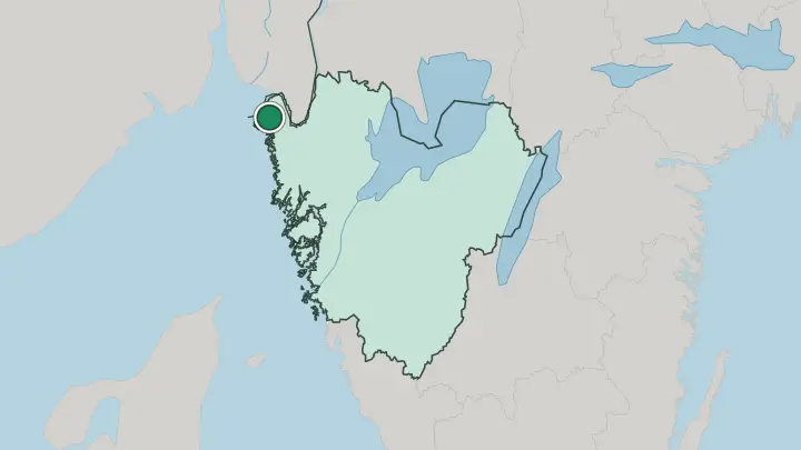 Map of Strömstad in Sweden