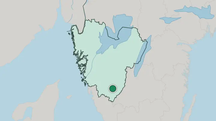 Map of Svenljunga in Sweden