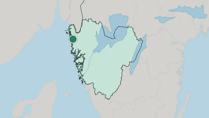 Map of Tanumshede in Sweden