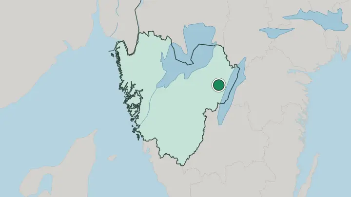 Map of Tibro in Sweden