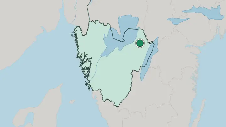 Map of Töreboda in Sweden