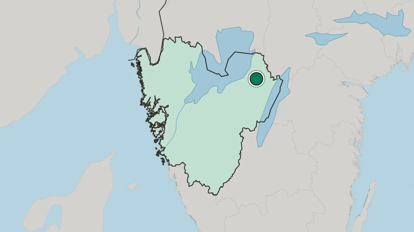 Map of Töreboda in Sweden
