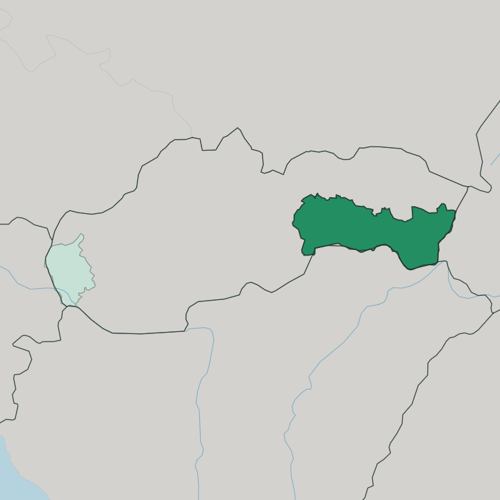 Map showing Kosice — In Slovakia