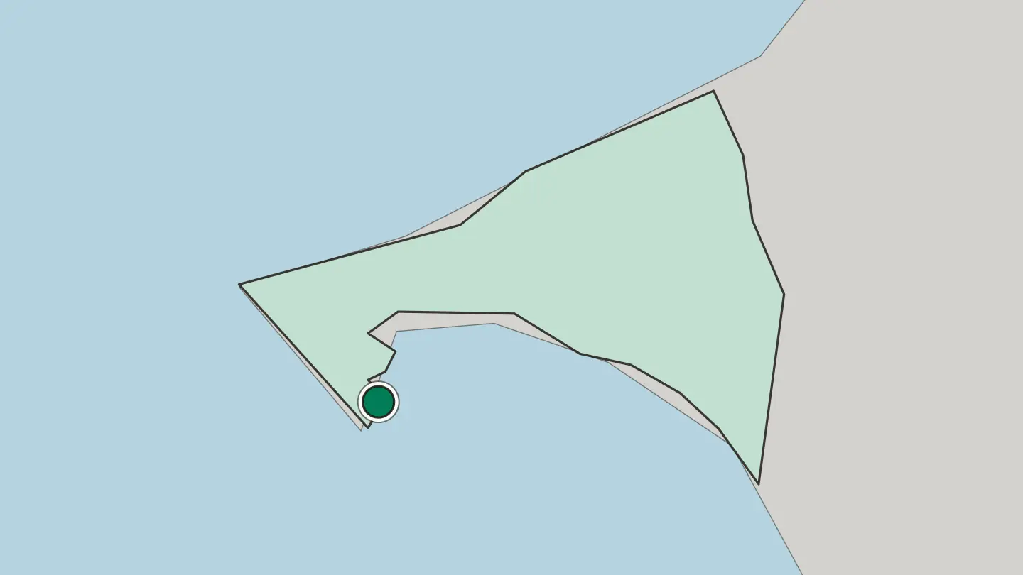 Map of Dakar in Senegal
